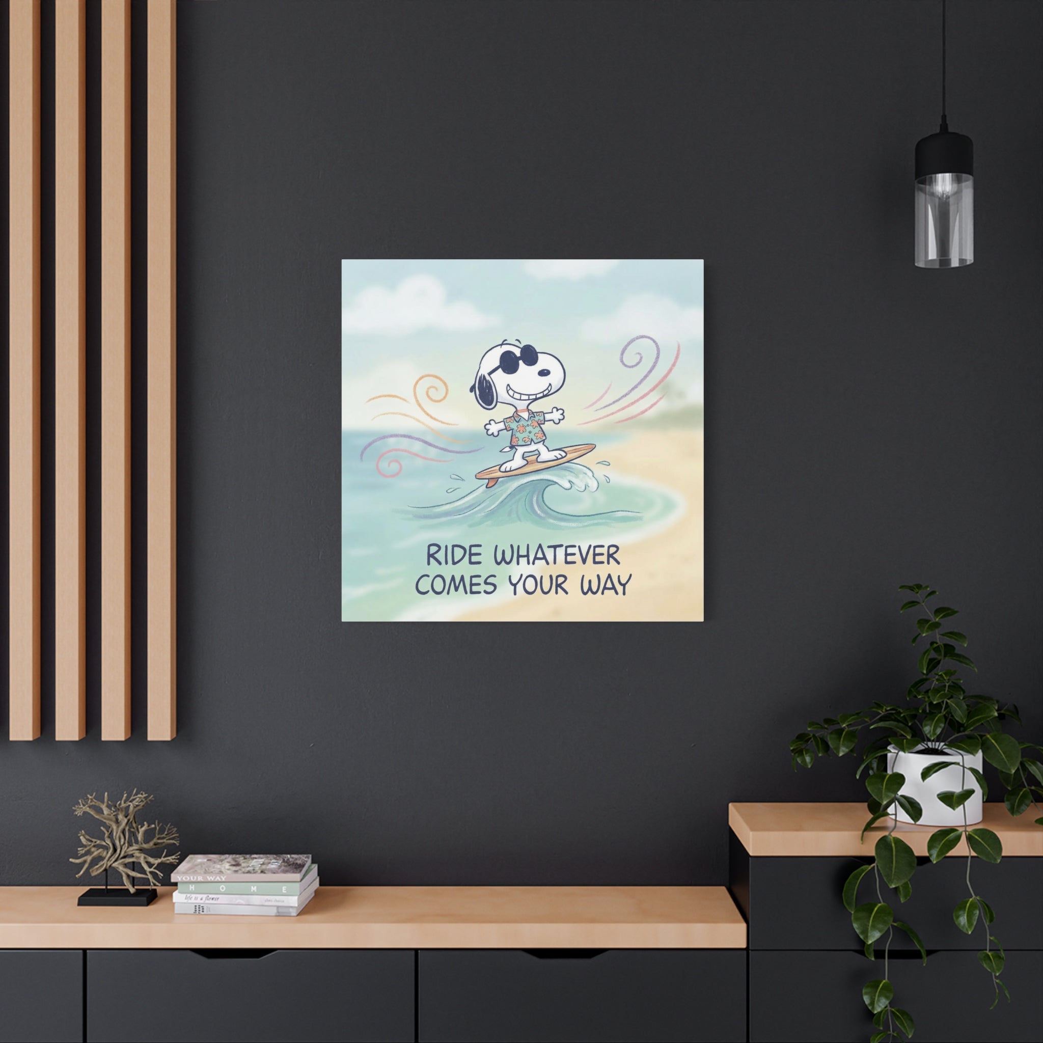 Ride Whatever Comes Canvas
