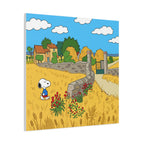 Snoopy Wheat Field Canvas