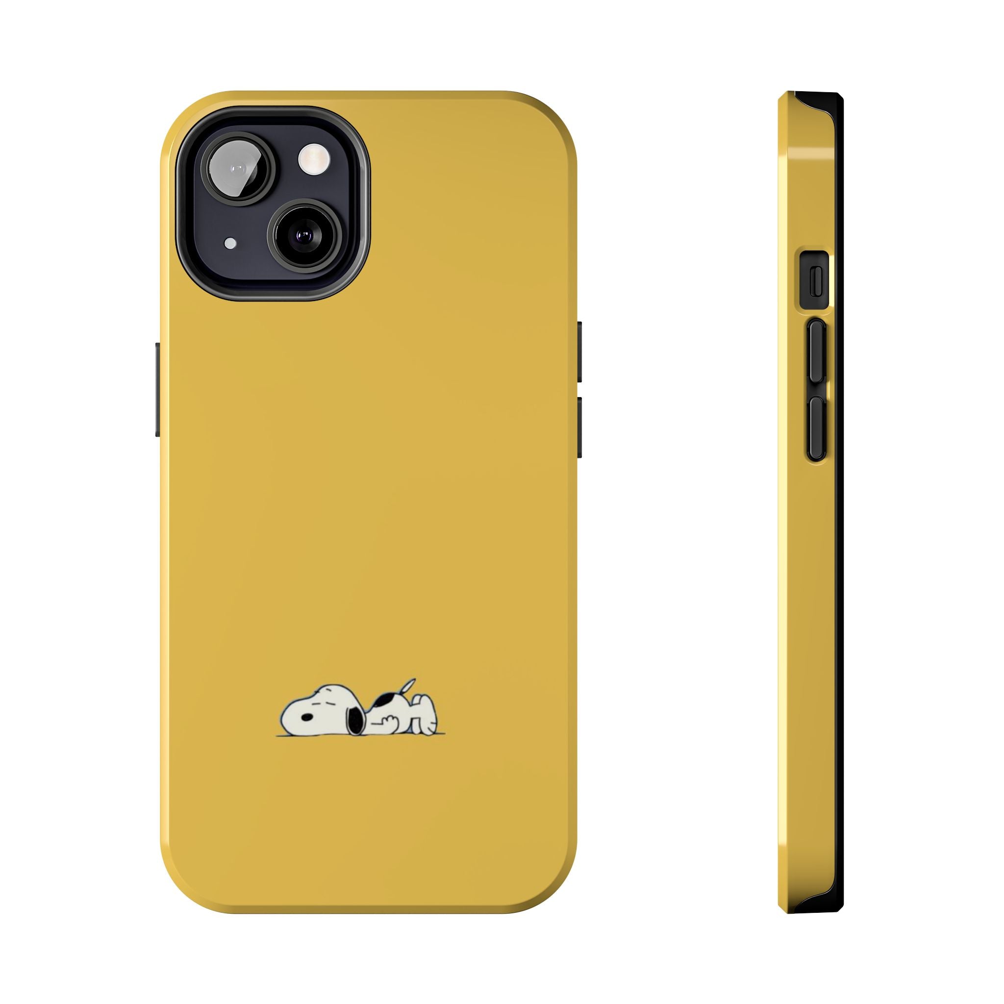 Sleeping Snoopy Yellow Phone Case