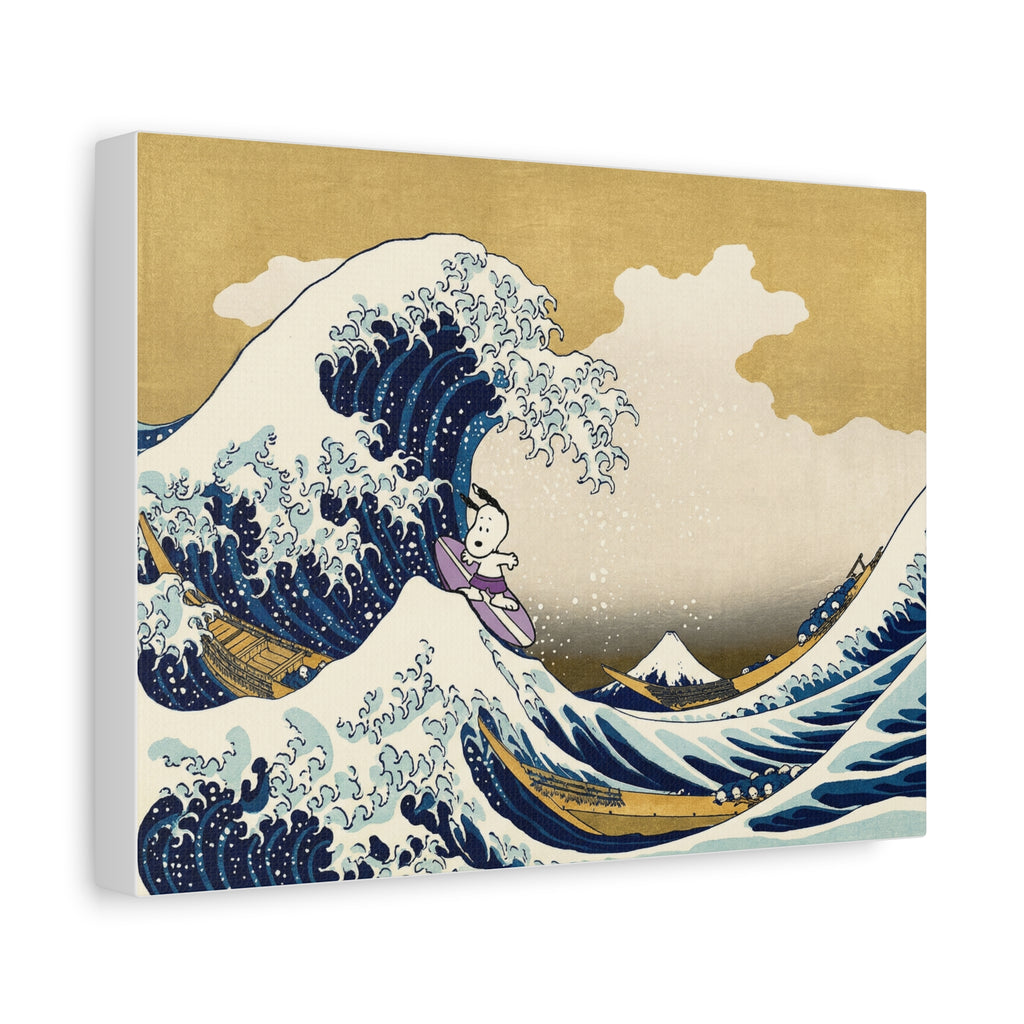 Great Wave Mashup Canvas