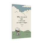 Isaiah 60:22 Snoopy Canvas