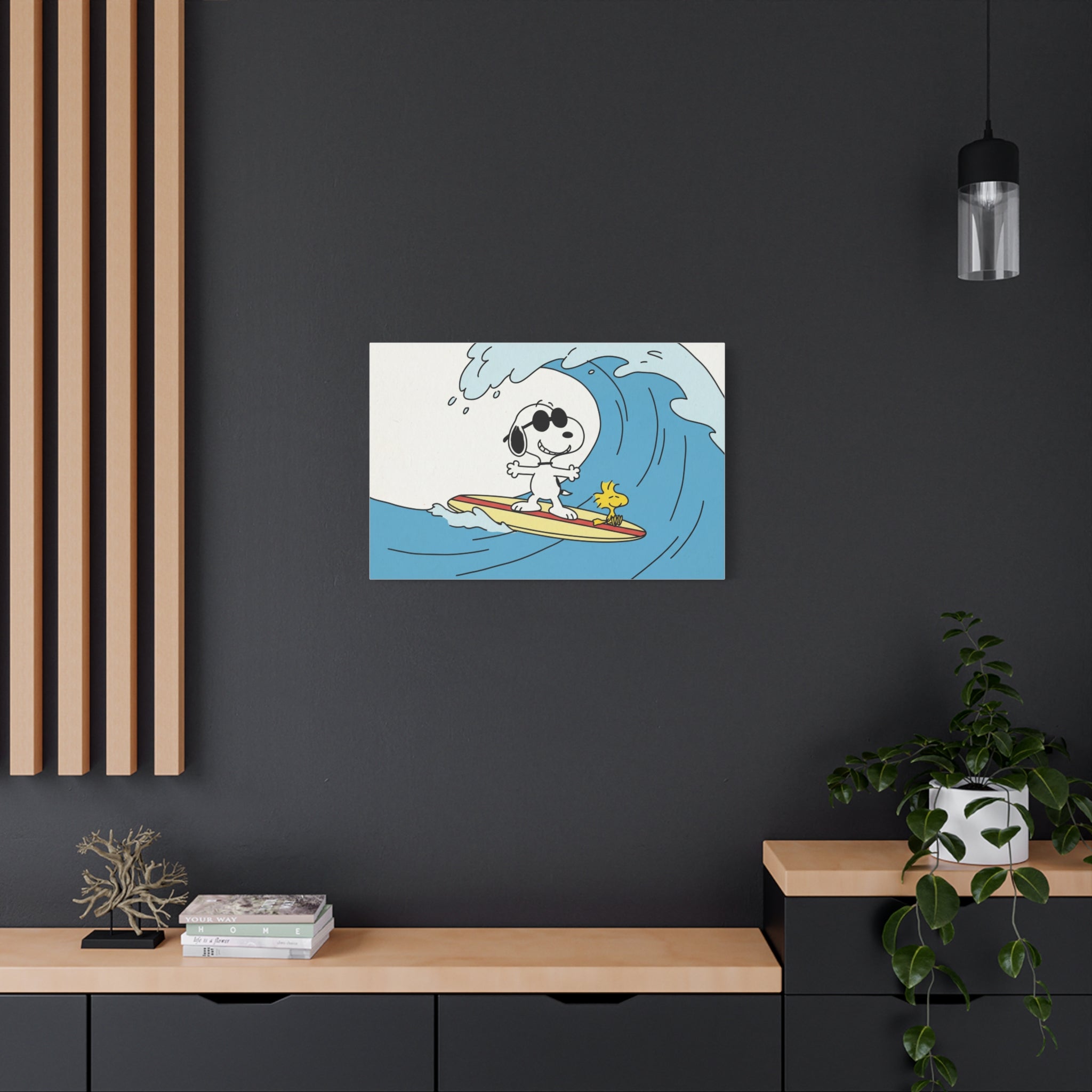 Snoopy Wave Rider Canvas