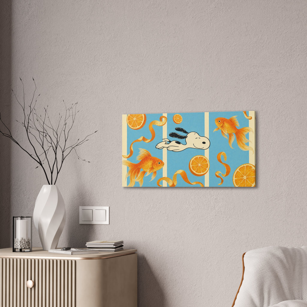 Goldfish Swim Canvas