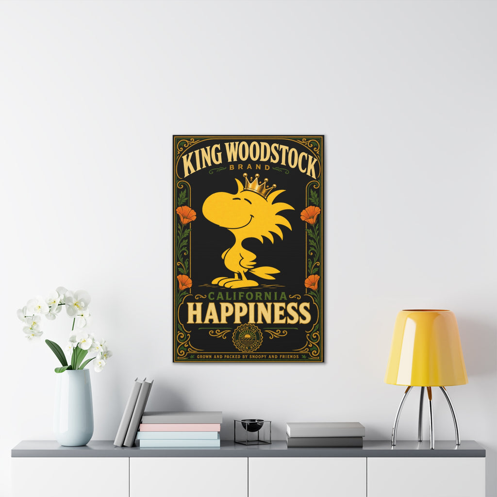 Woodstock California Happiness Canvas