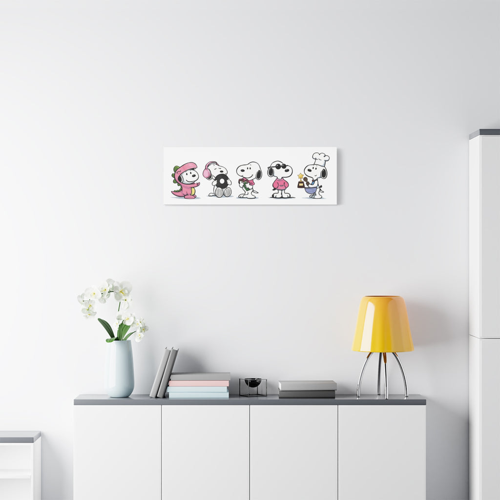 Snoopy Lineup Canvas