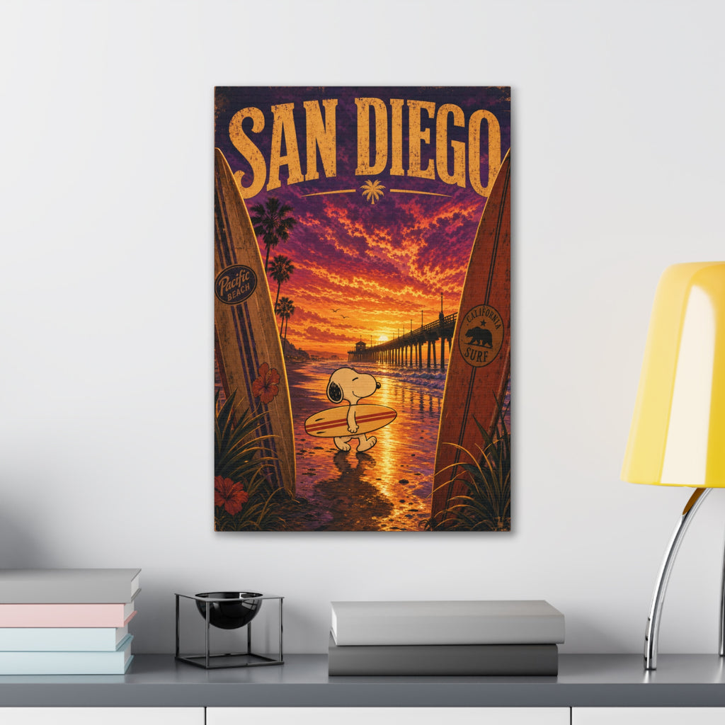 San Diego Surf Canvas
