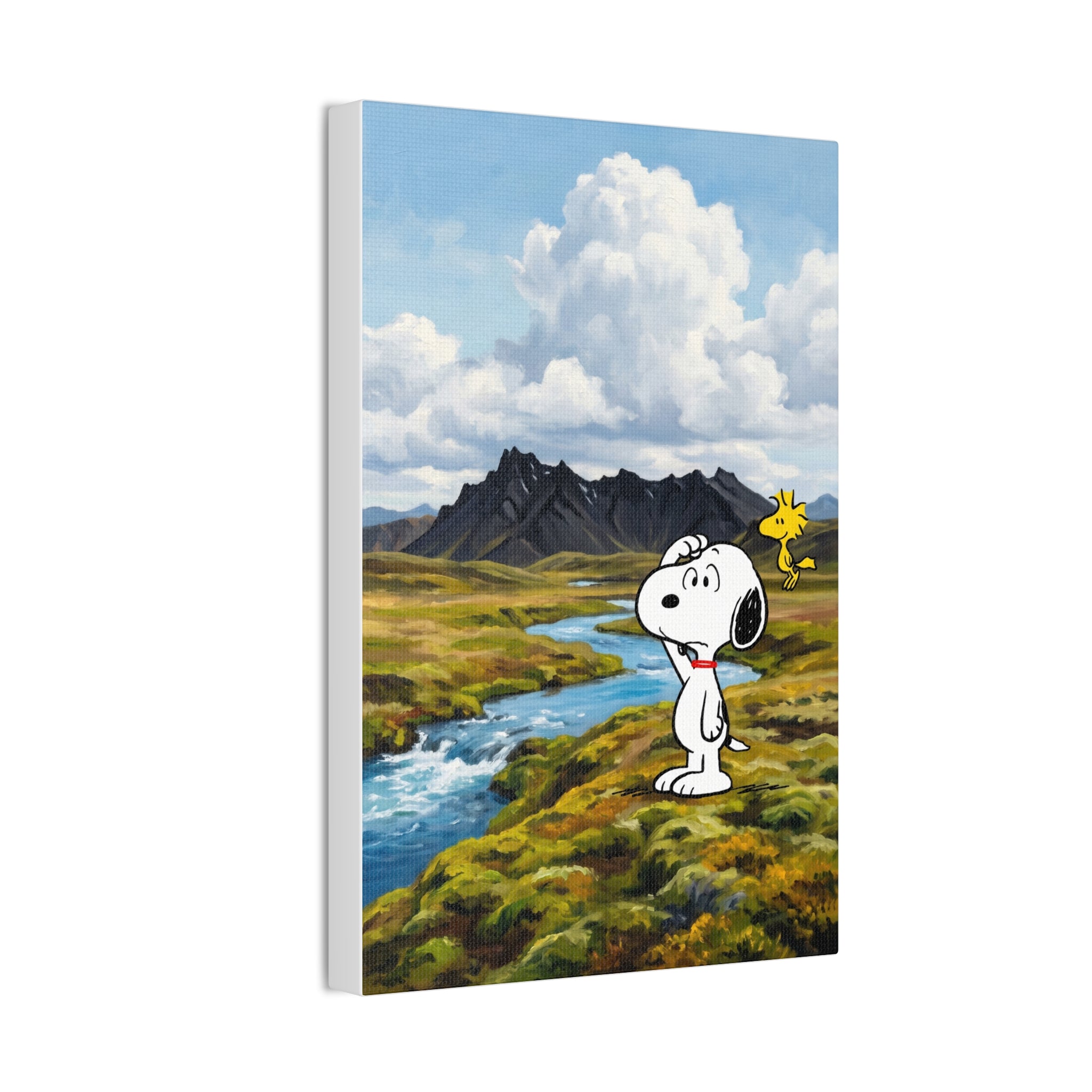 Snoopy Woodstock Landscape Canvas