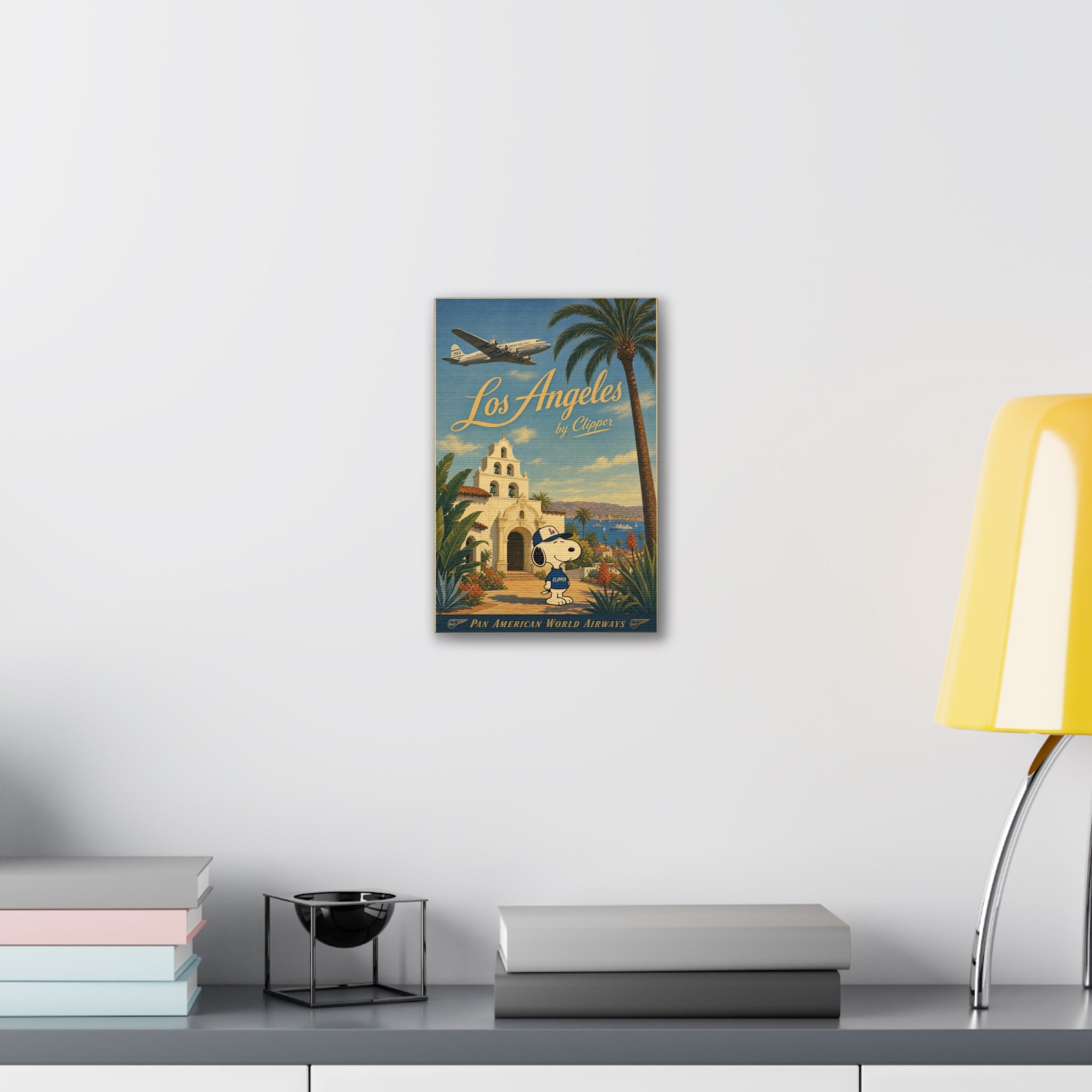 Los Angeles Snoopy Canvas