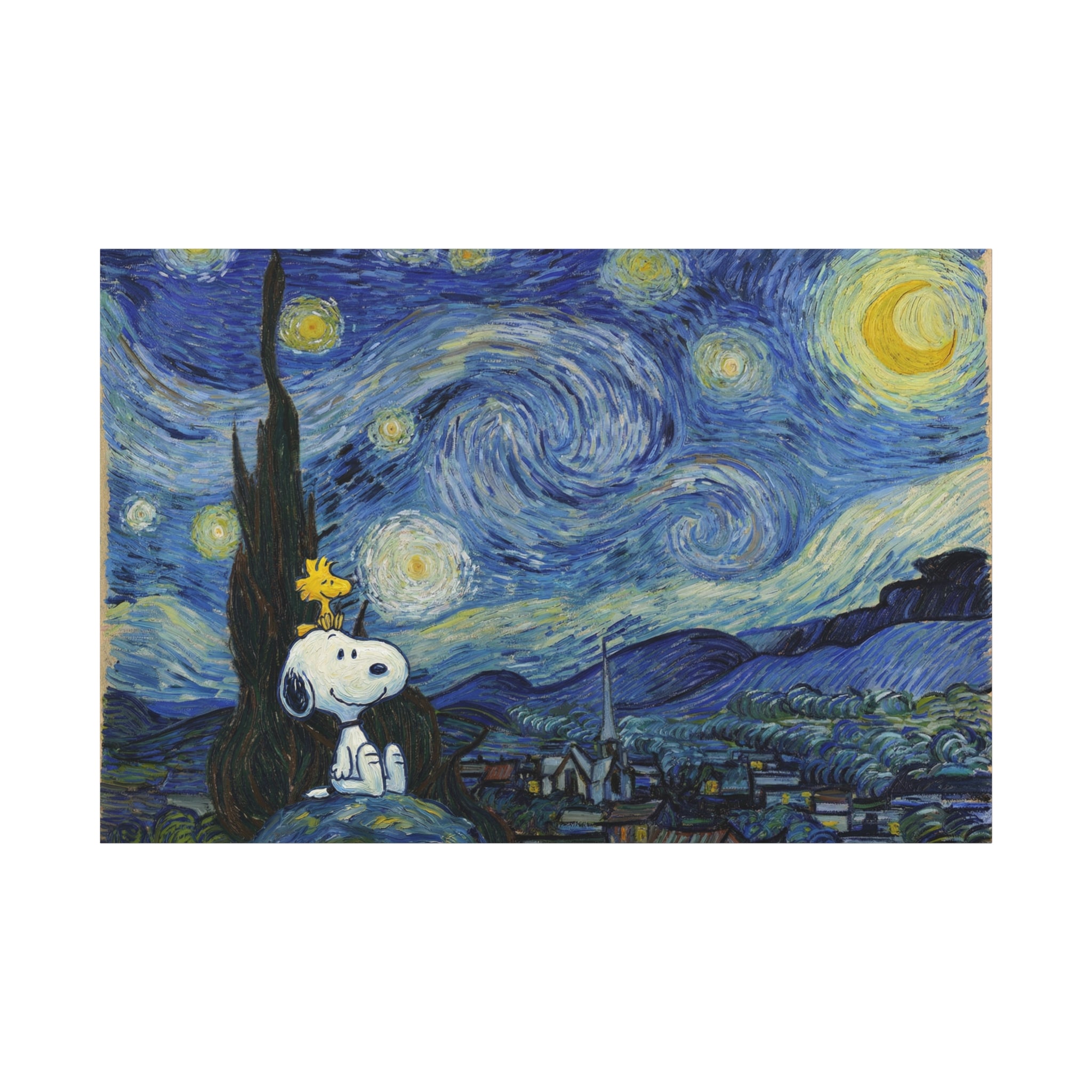 Woodstock Starry Night Canvas