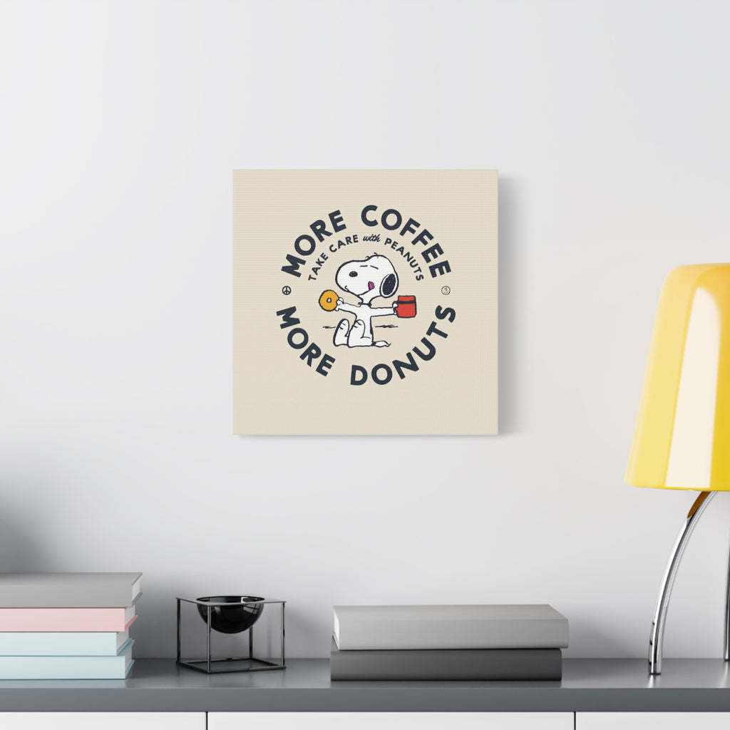 Coffee And Donuts Canvas