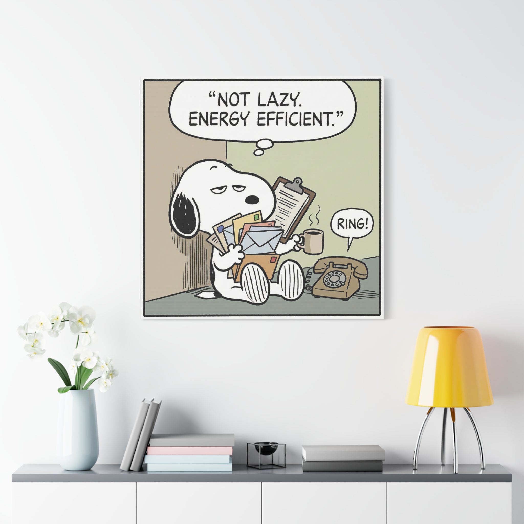 Energy Efficient Snoopy Canvas