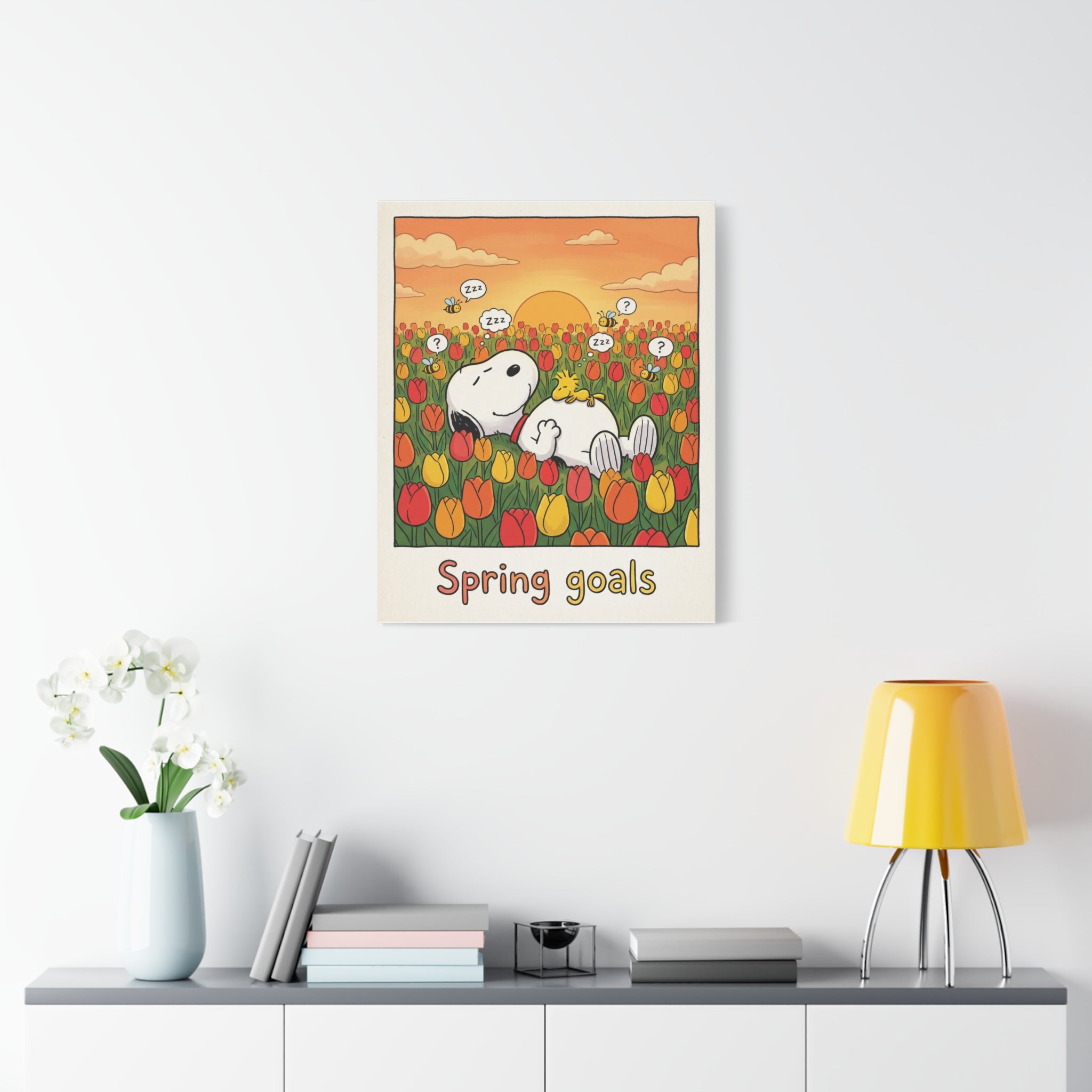 Tulip Field Canvas