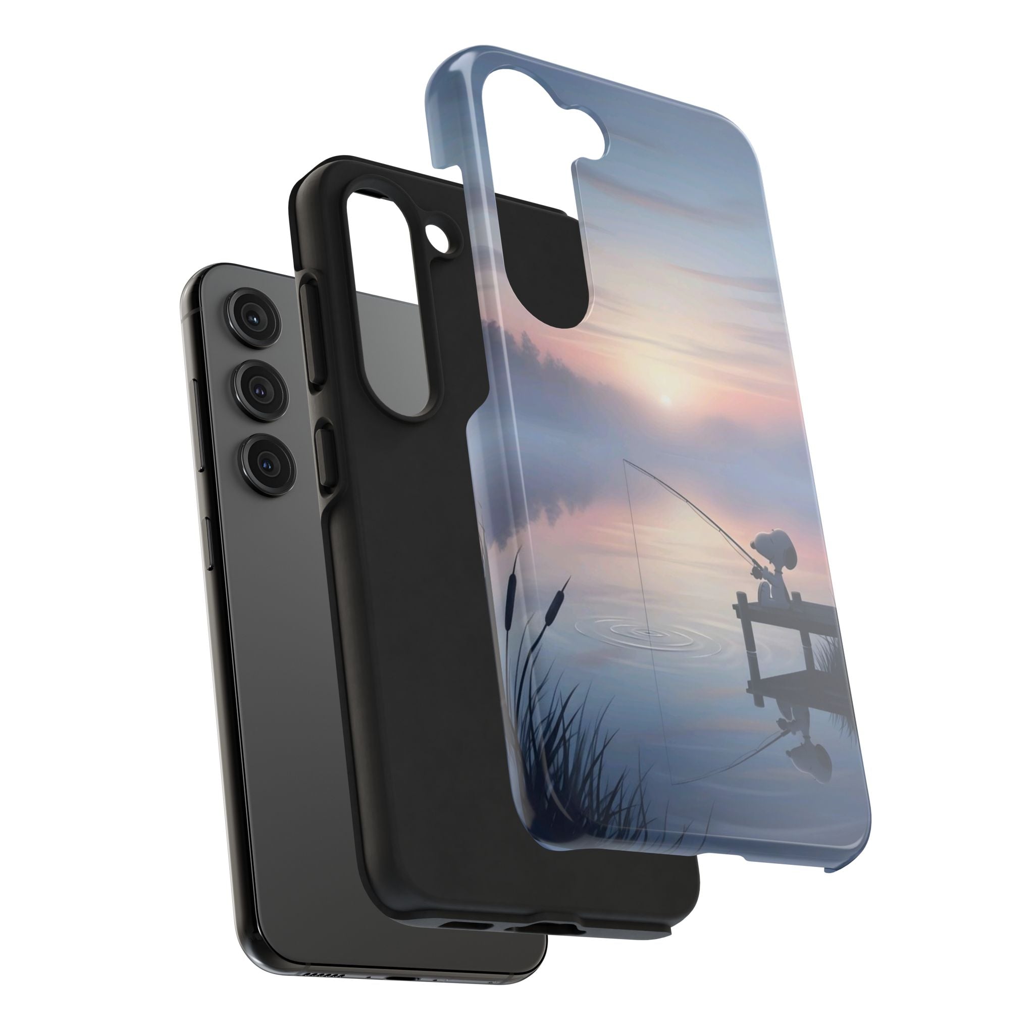 Sunset Fishing Phone Case