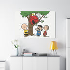 Peanuts Snoopy Red Doghouse Canvas