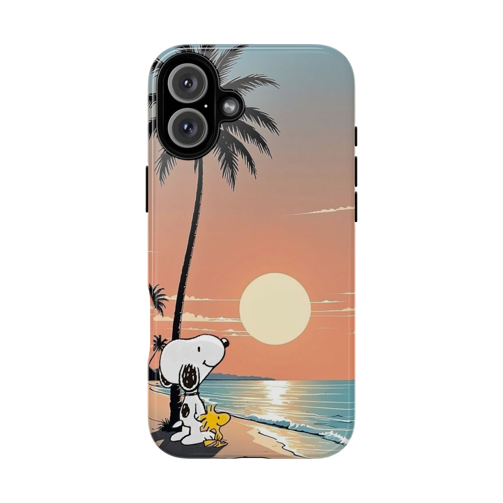 Snoopy Beach Sunset Phone Case