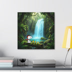 Snoopy Waterfall Canvas