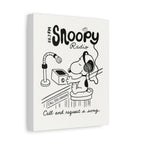 Snoopy Radio Canvas