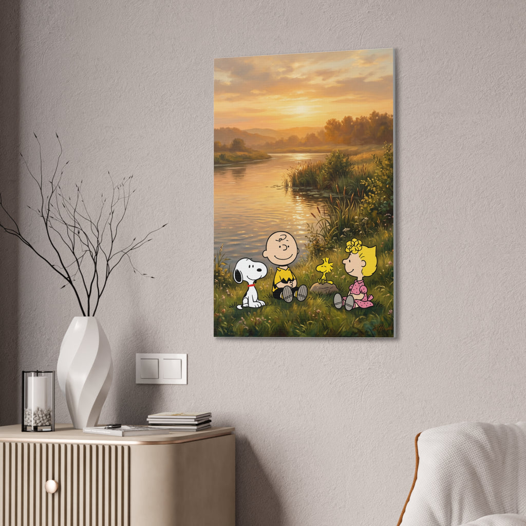 Peanuts Sunset Canvas