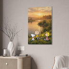 Peanuts Sunset Canvas