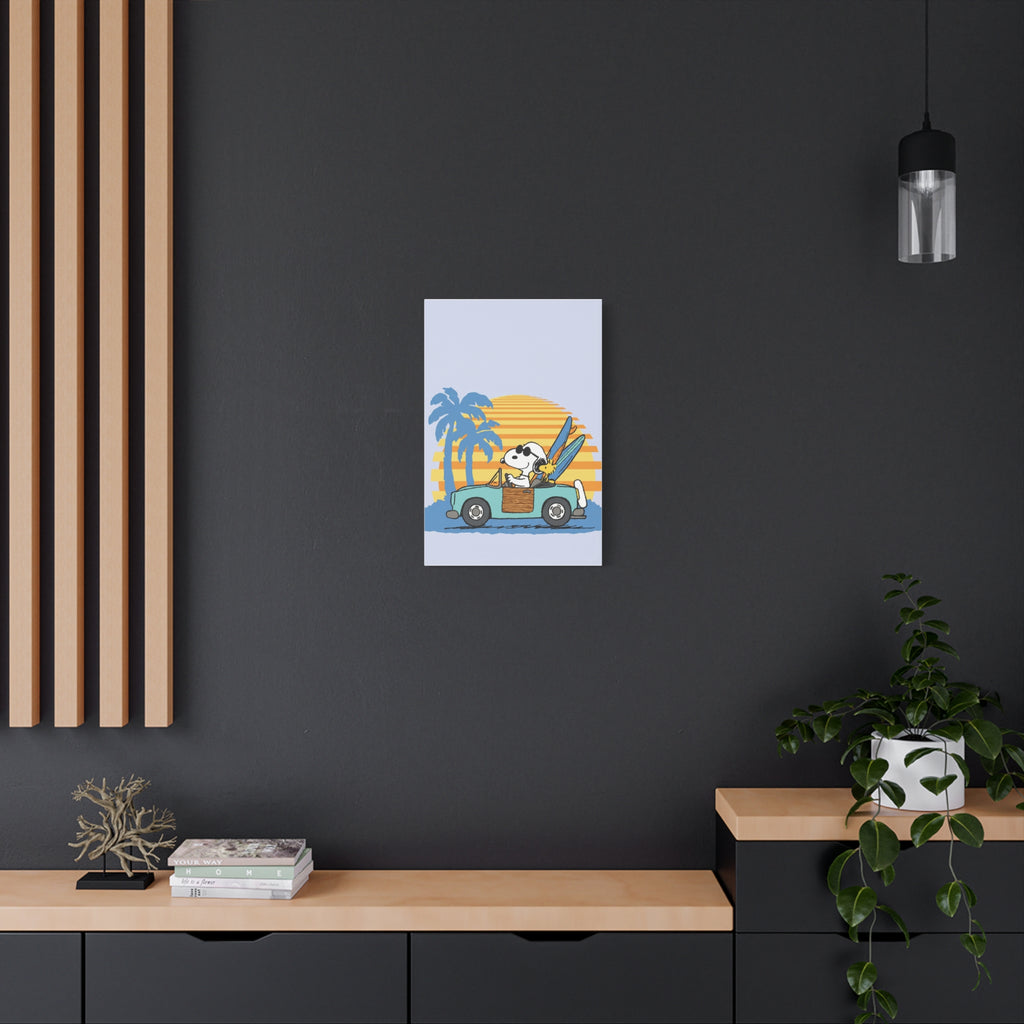Surfboard Car Canvas