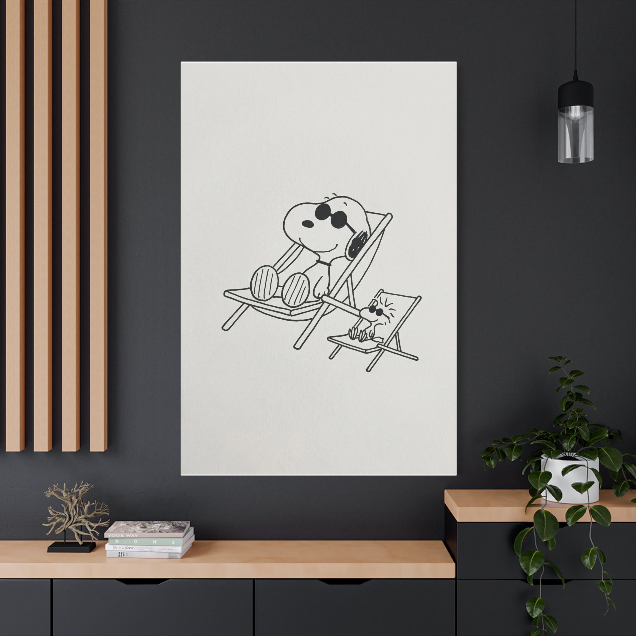 Relaxing Dog Lounge Canvas