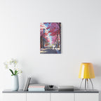 Snoopy Cherry Blossom Street Canvas