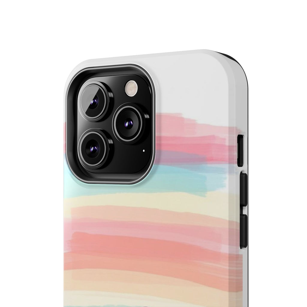 Pastel Stripe Peanuts Phone Case