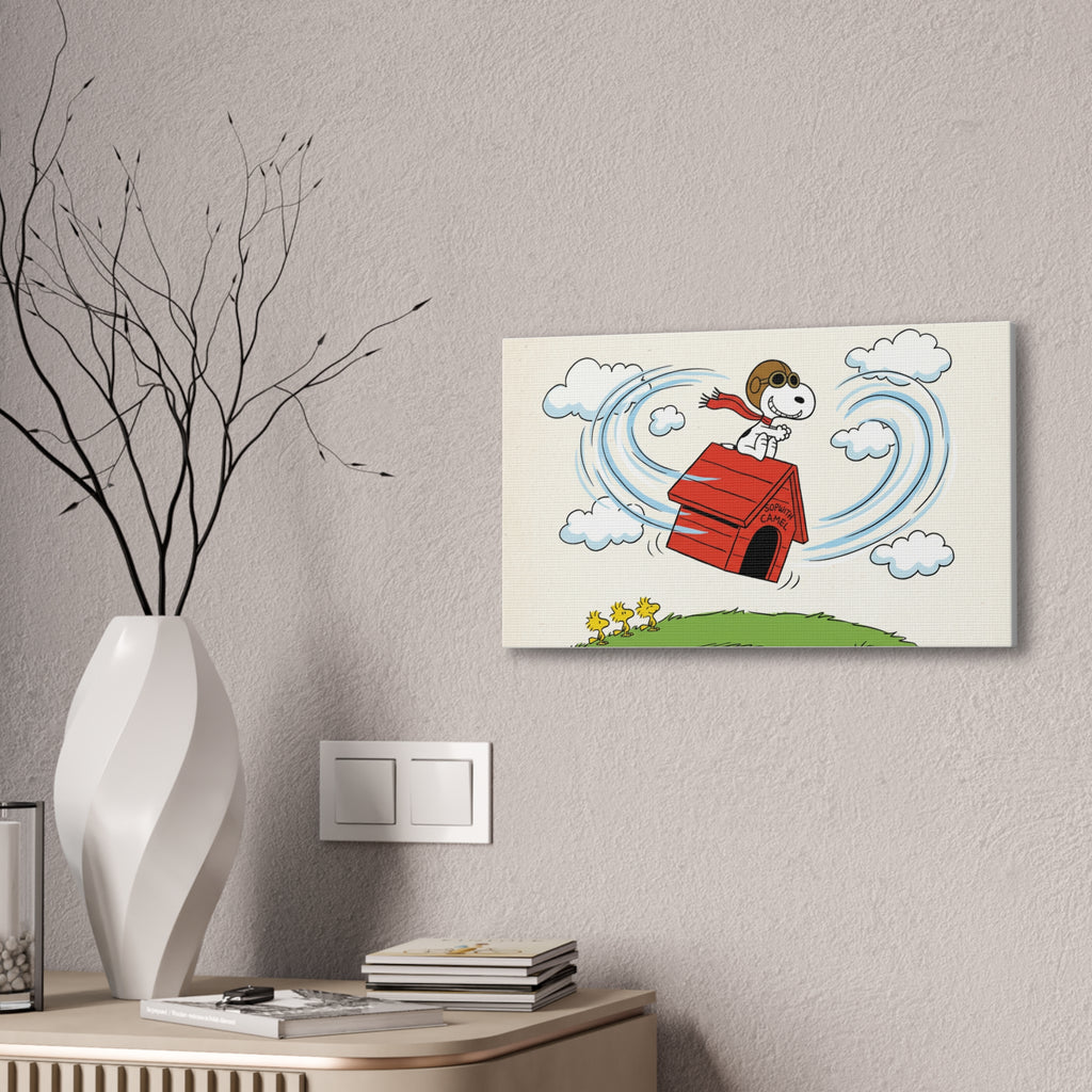 Flying Beagle Canvas