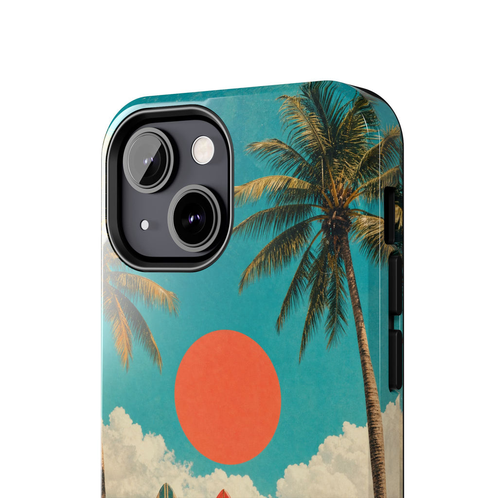 Retro Beach Sun Case