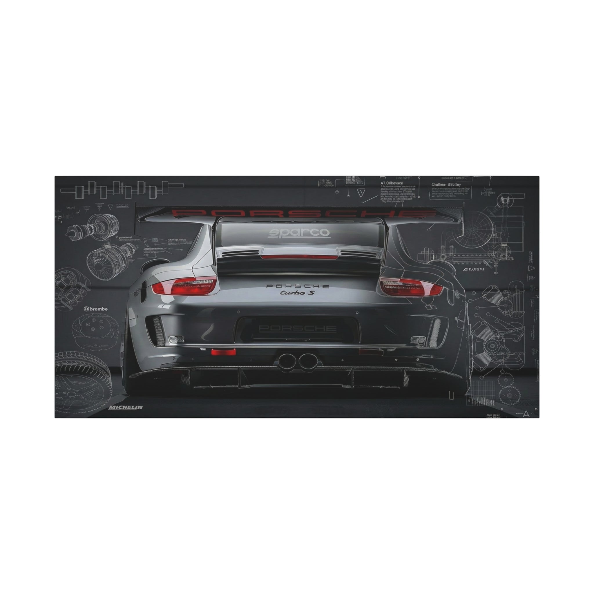 Porsche GT3 RS Canvas