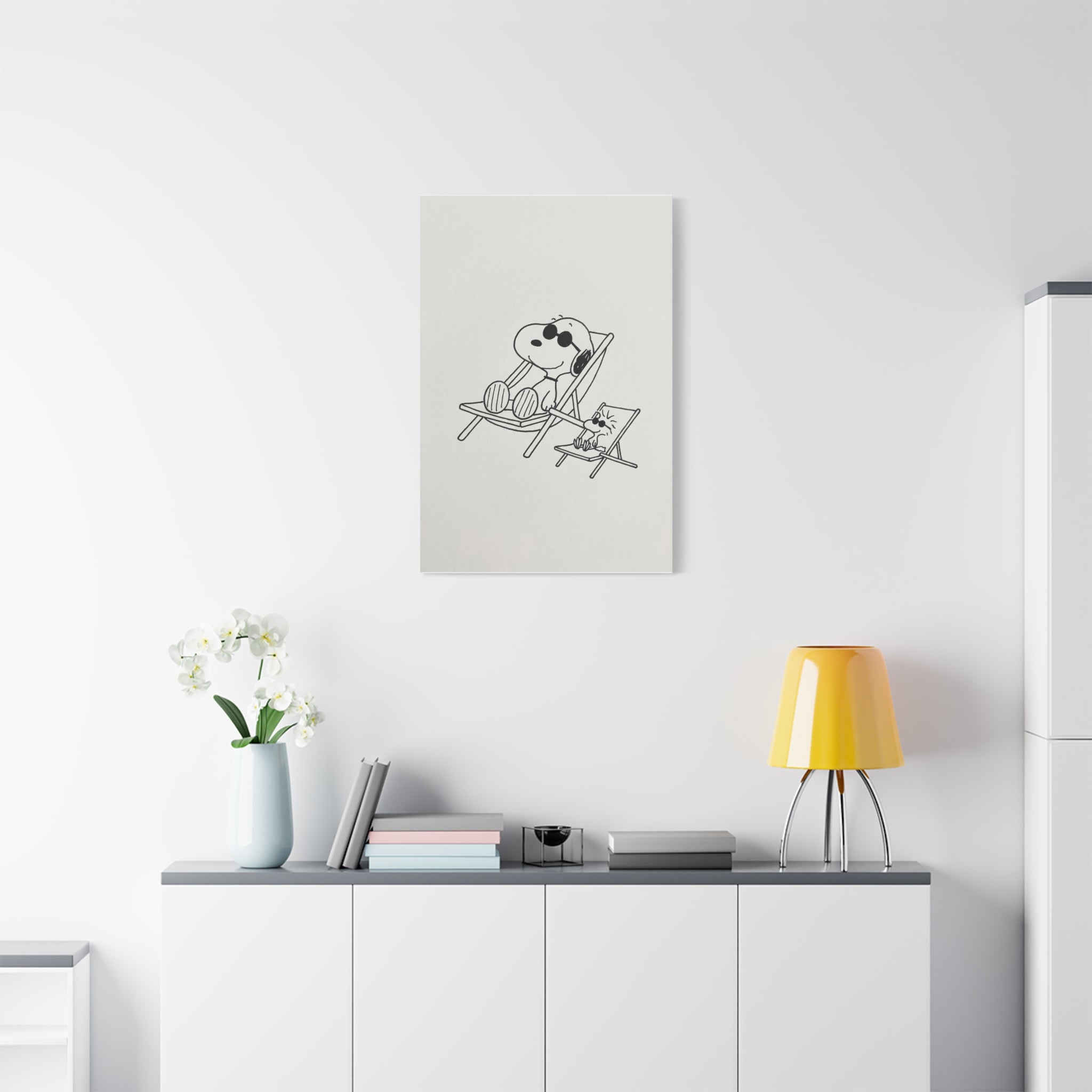 Relaxing Dog Lounge Canvas