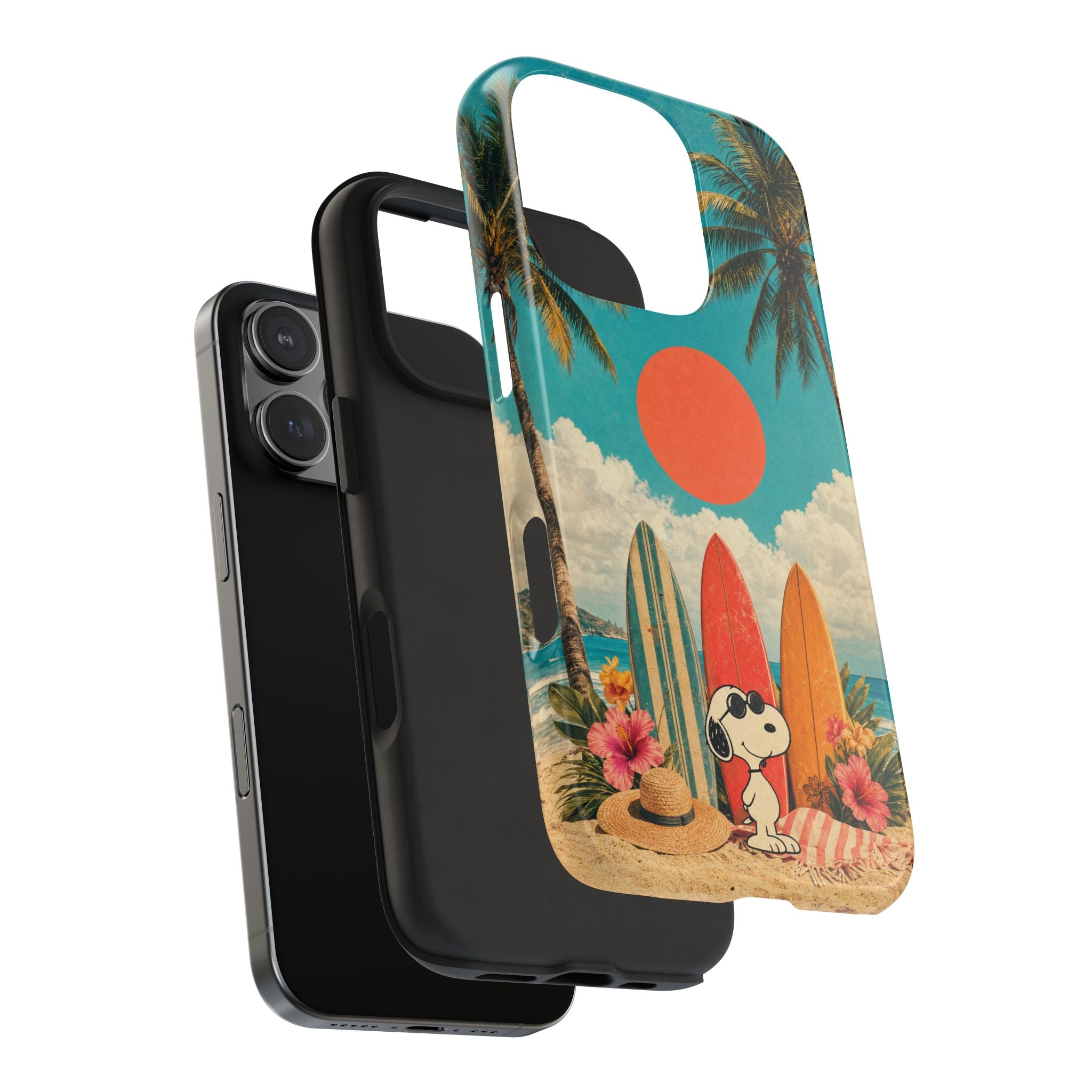 Retro Beach Sun Case