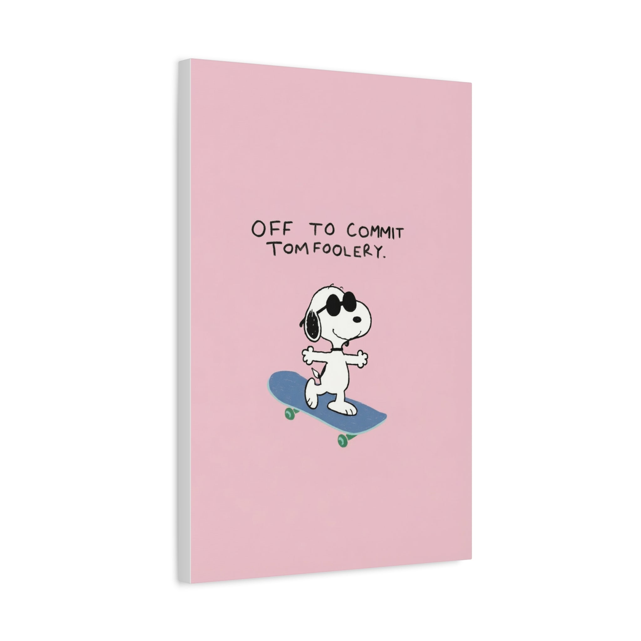 Snoopy Cartoon Poster Canvas