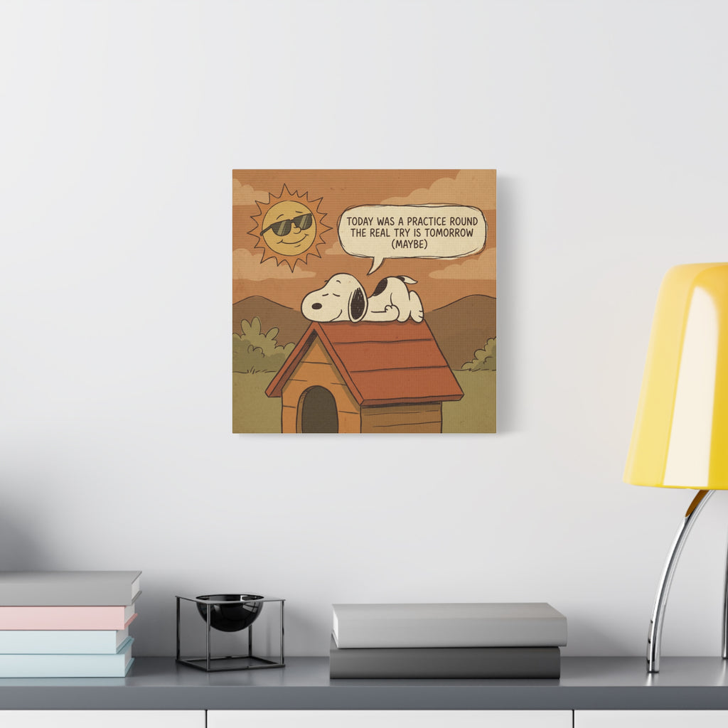 Doghouse Quote Canvas
