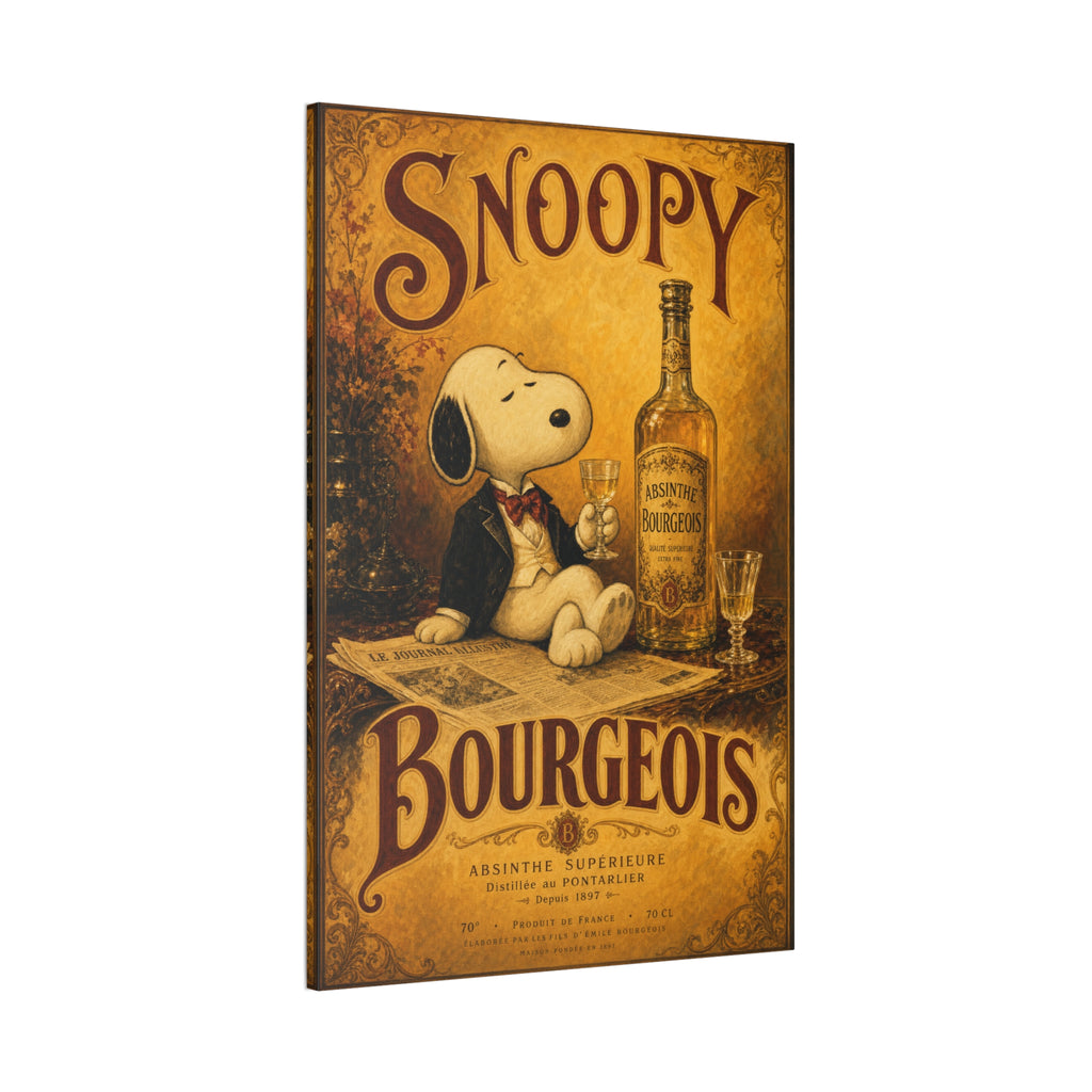 Snoopy Bourgeois Canvas