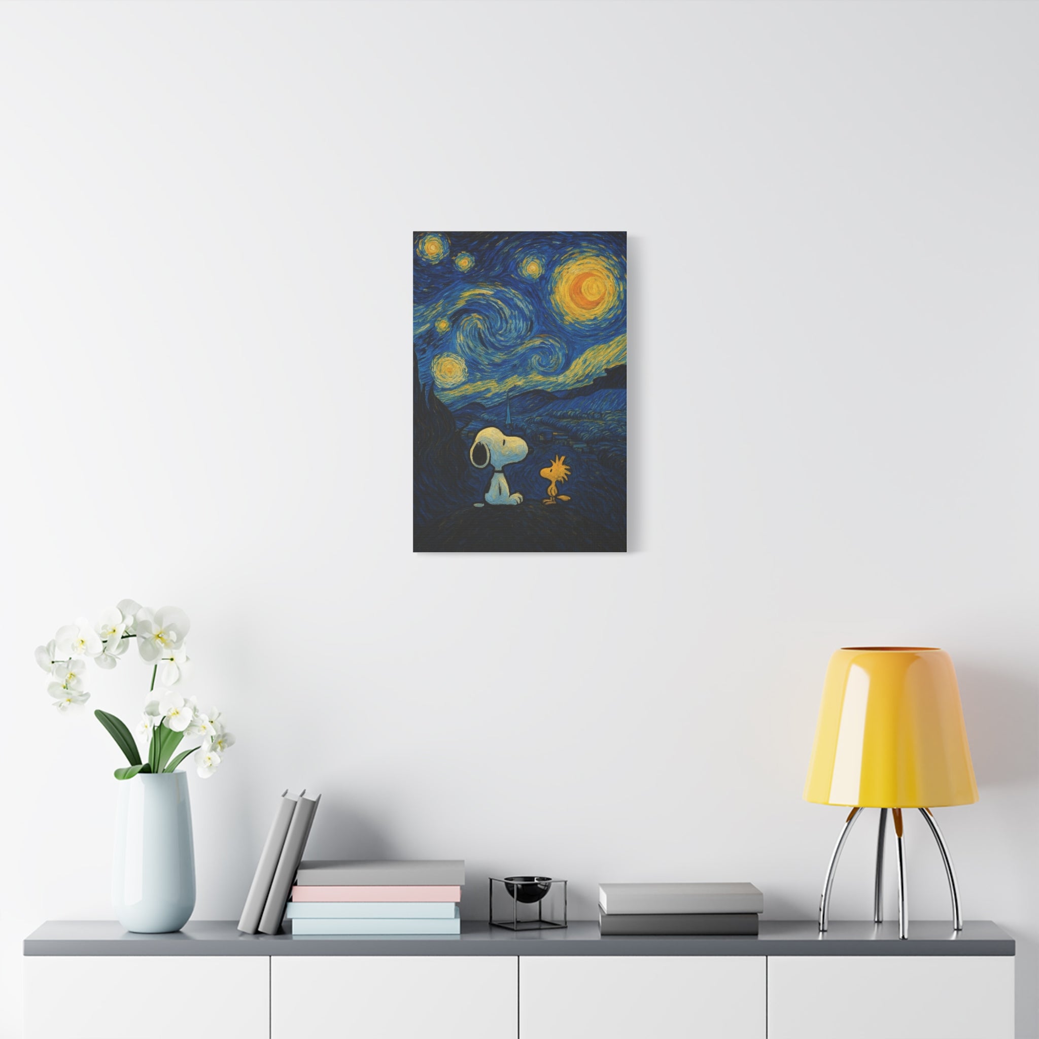 Starry Night Friends Canvas