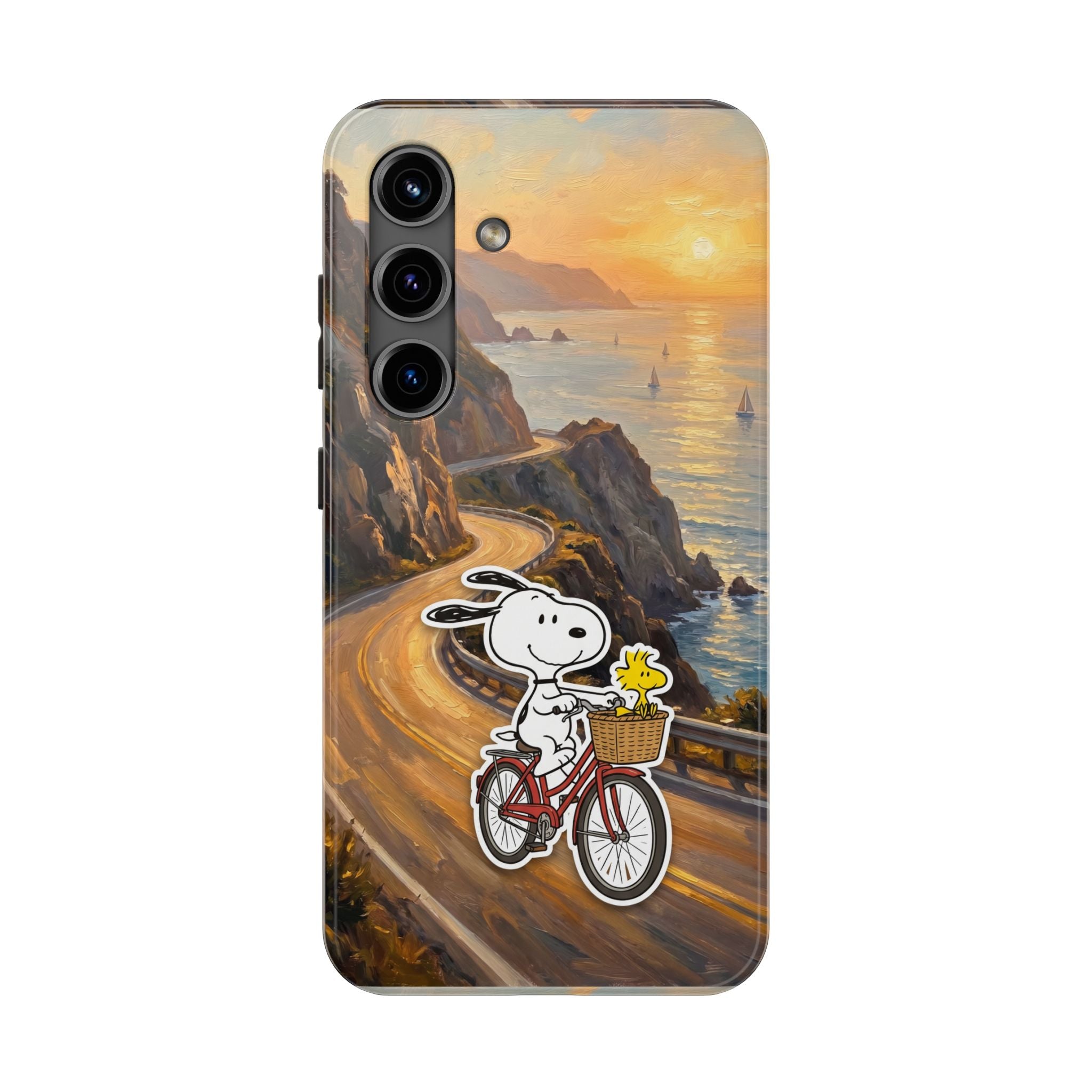 Snoopy Woodstock Bicycle Phone Case
