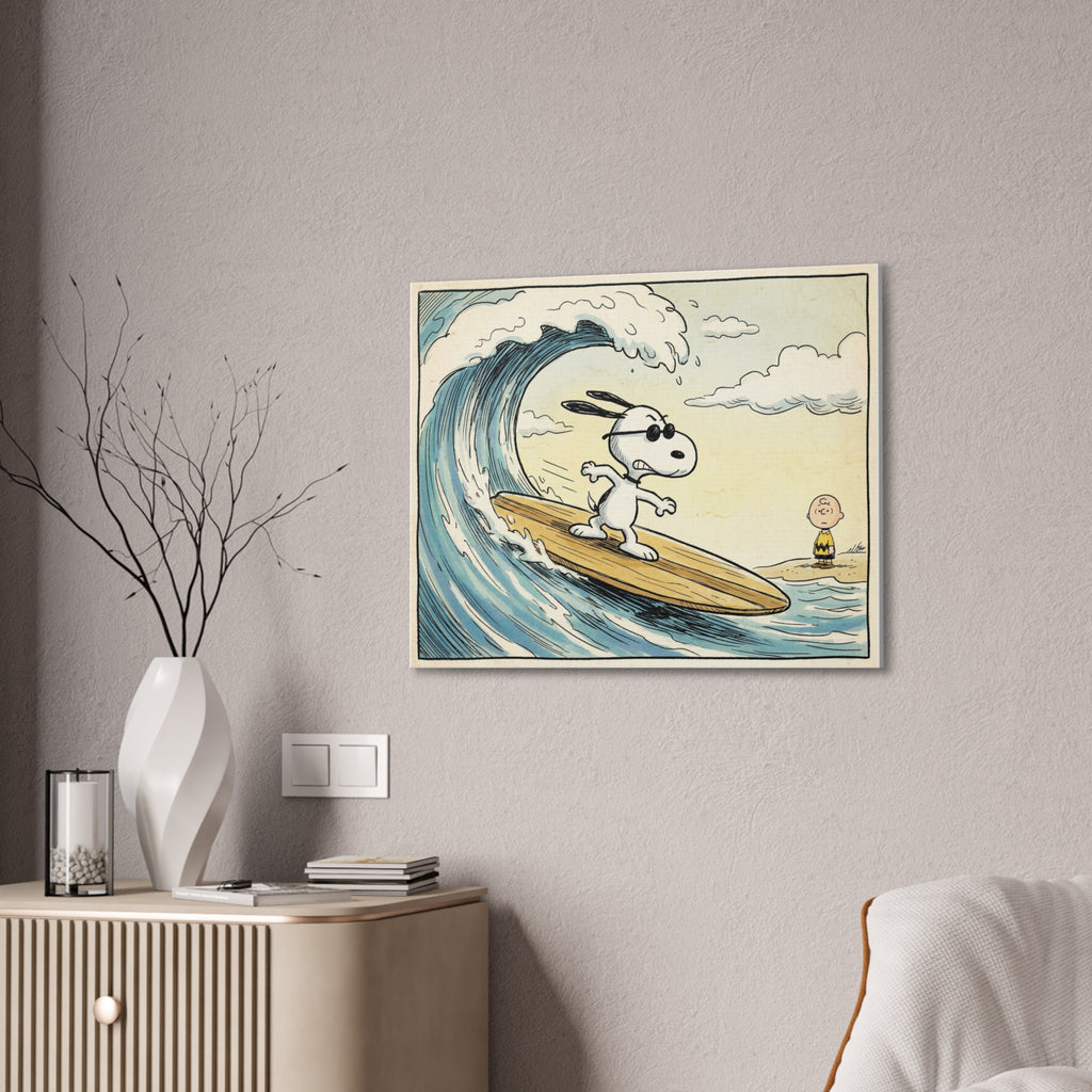 Vintage Surf Art Canvas