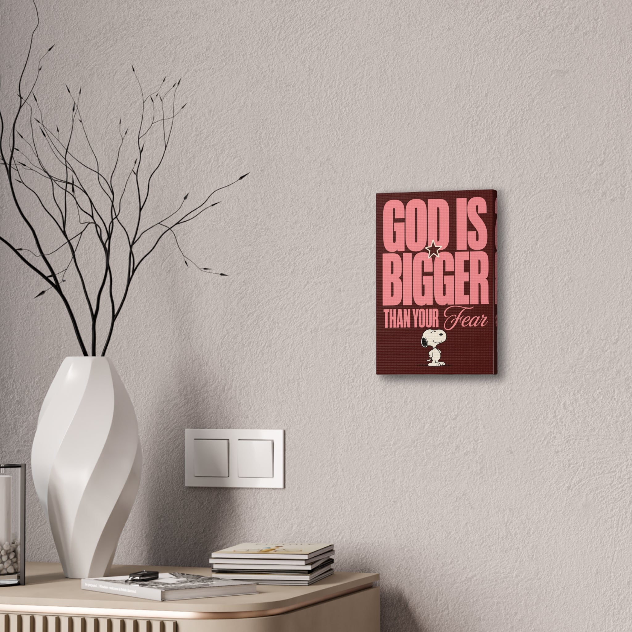 God Is Bigger Canvas