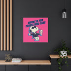 Snoopy Effort Quote Canvas