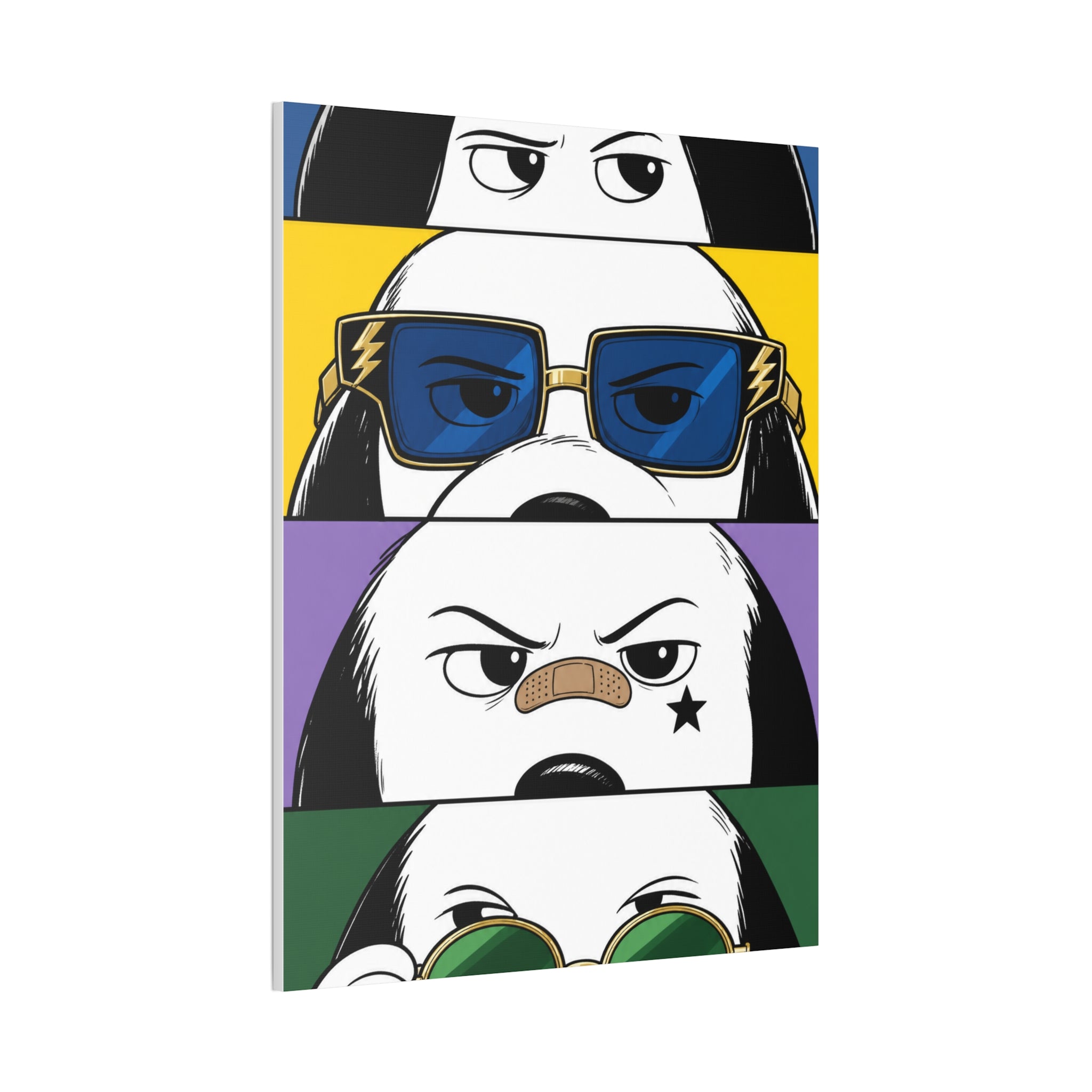 Dog Faces Pop Canvas