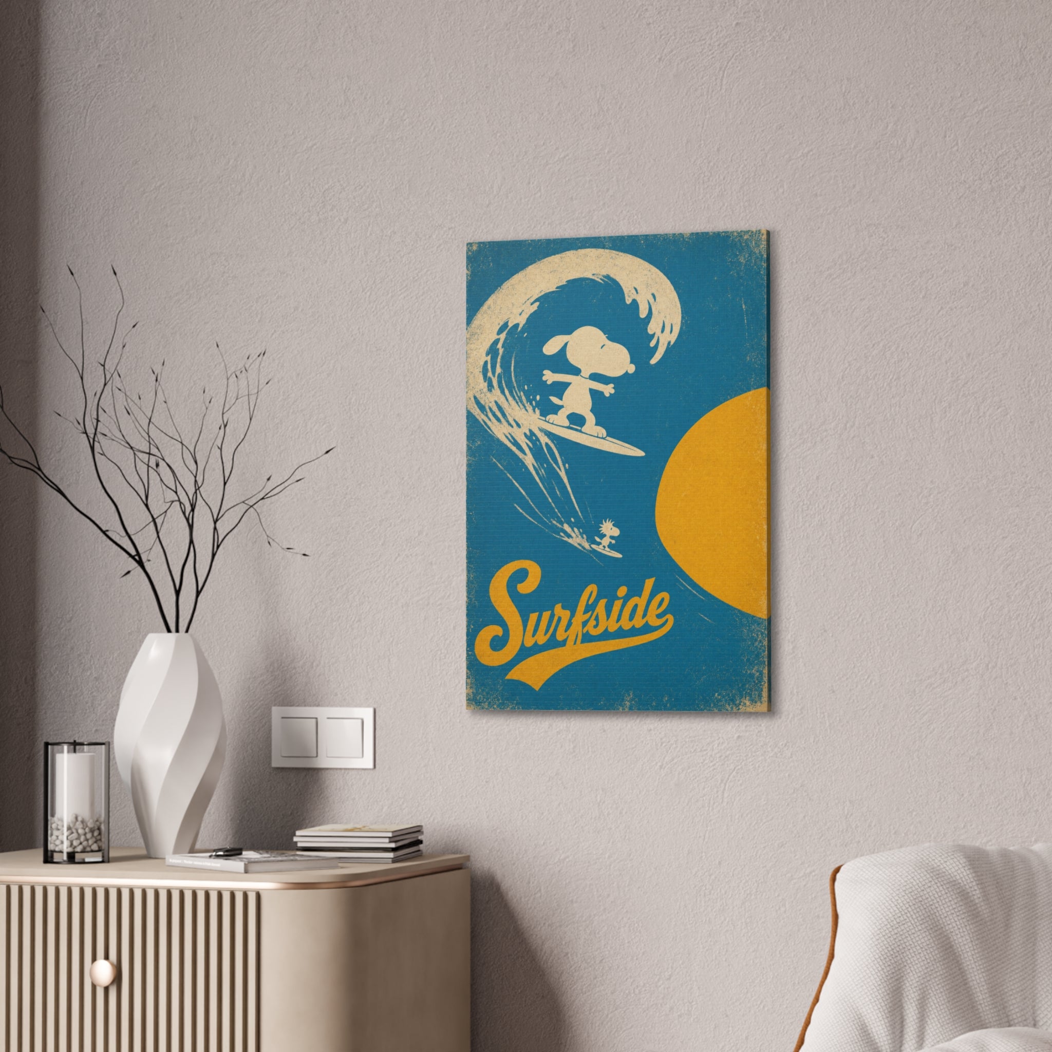 Surfside Snoopy Canvas
