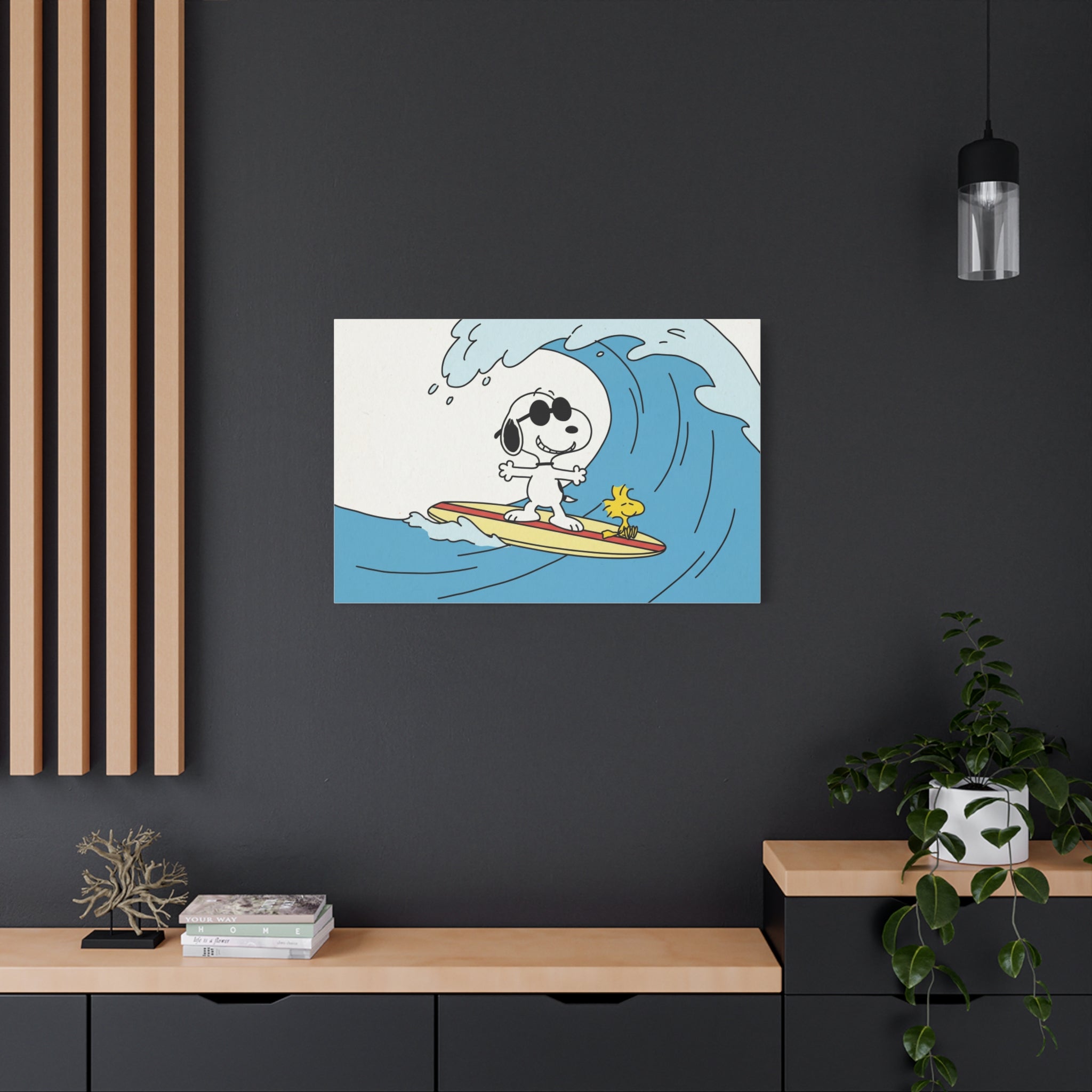 Snoopy Wave Rider Canvas