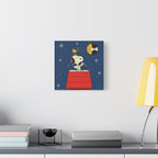 Snoopy DJ Doghouse Canvas