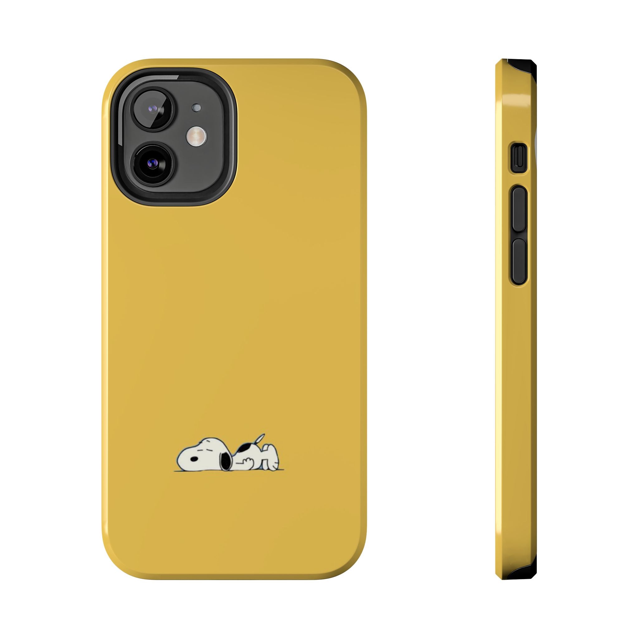Sleeping Snoopy Yellow Phone Case