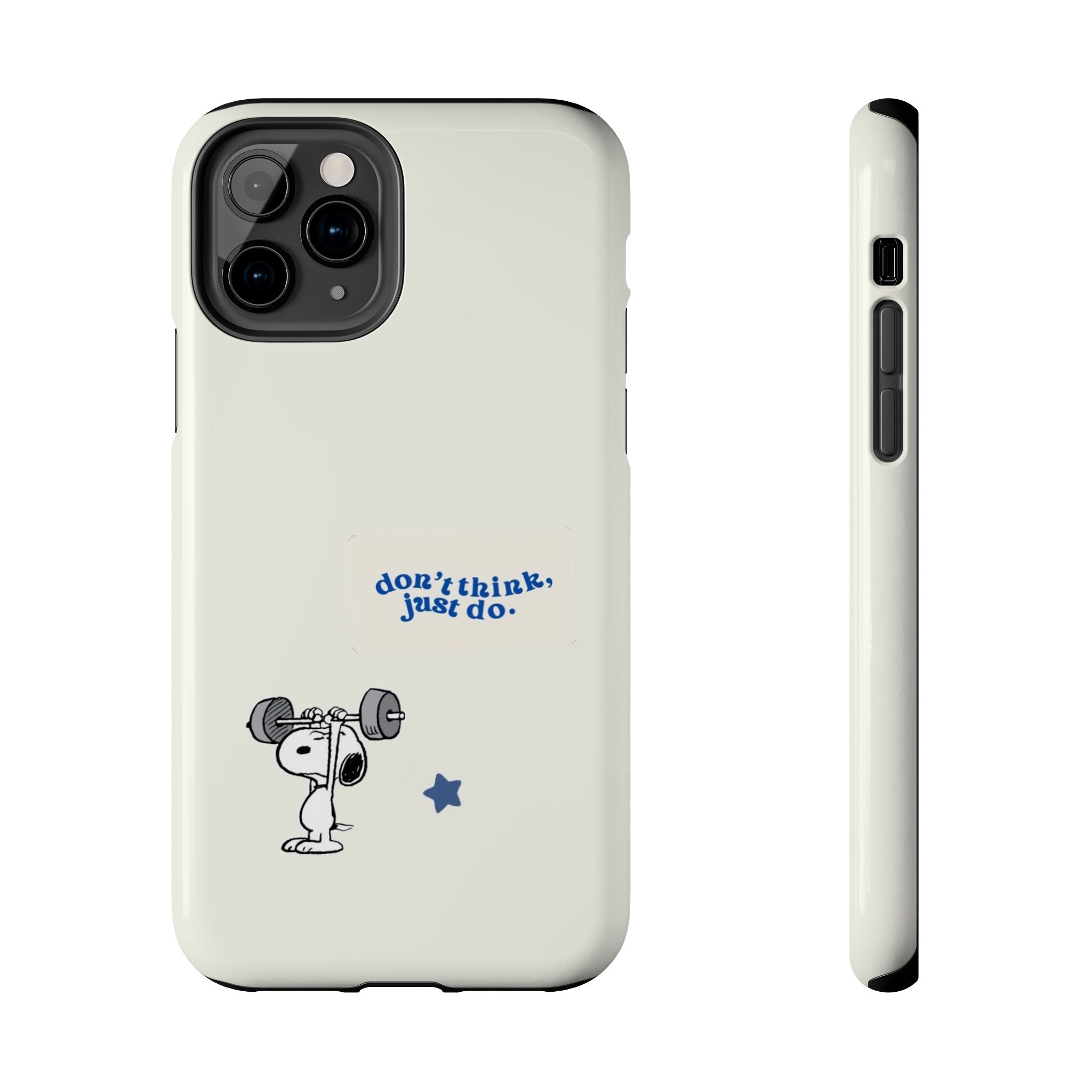 Snoopy Weightlifting Phone Case