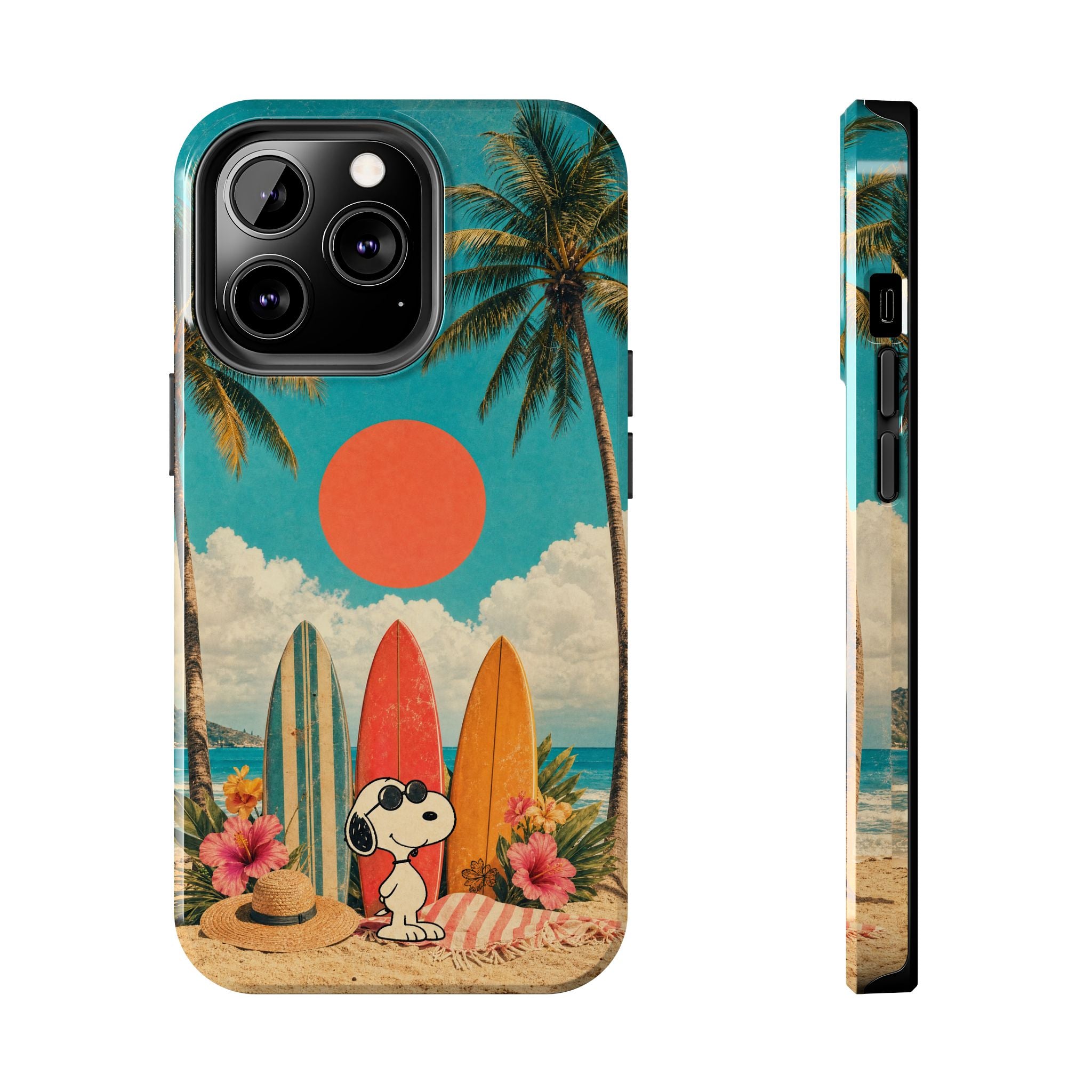 Retro Beach Sun Case