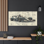 Formula Racecar Canvas