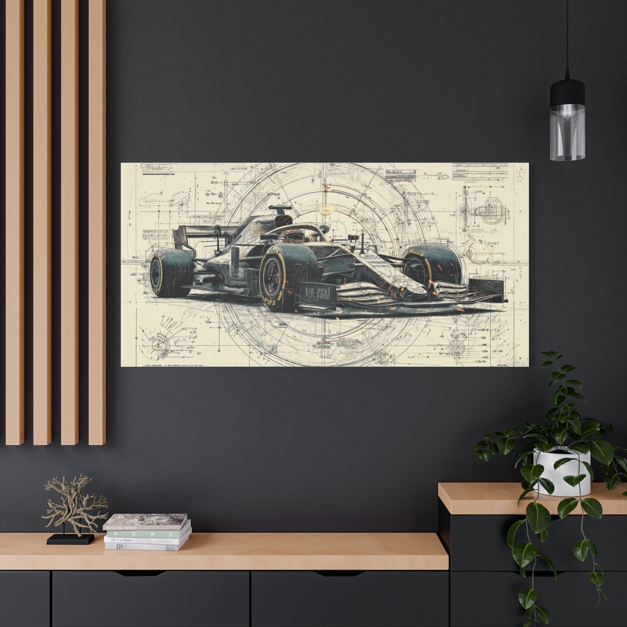 Formula Racecar Canvas