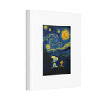 Snoopy Paris Autumn Canvas